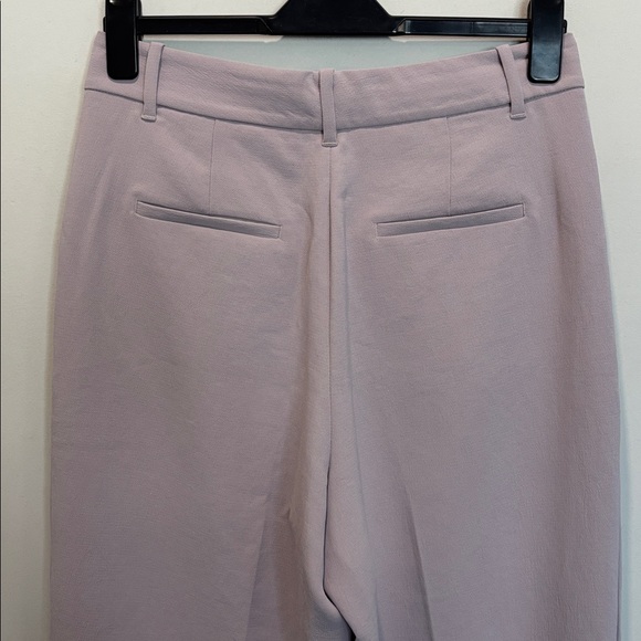 Wilfred Effortless Blush Pink Ankle Trousers High Rise Tailored Dress Pants 10 - Picture 10 of 13